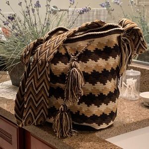 Authentic Colombian wayuu tribe crossbody bag